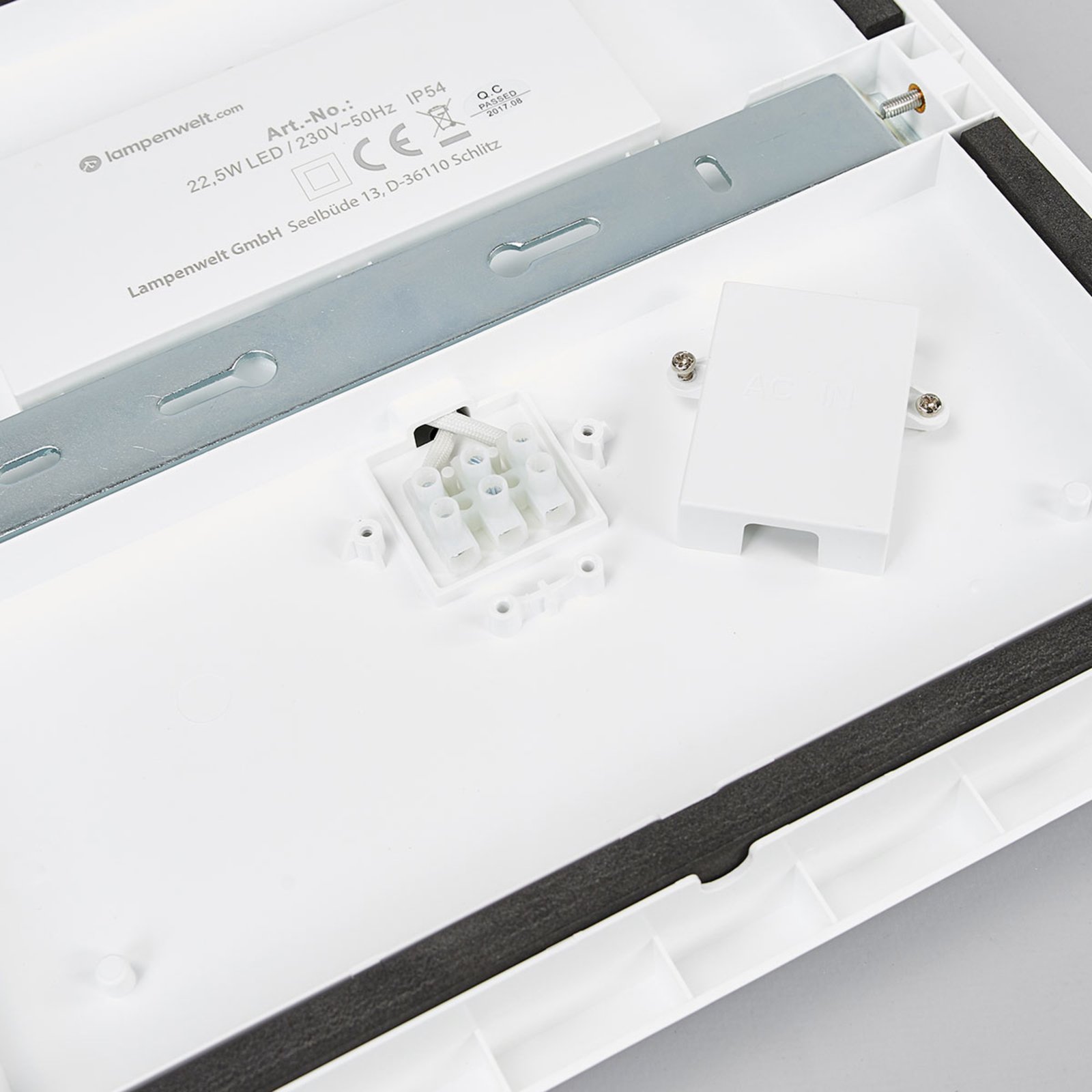 Augustin Square 30 Ceiling Lamp White - Arcchio