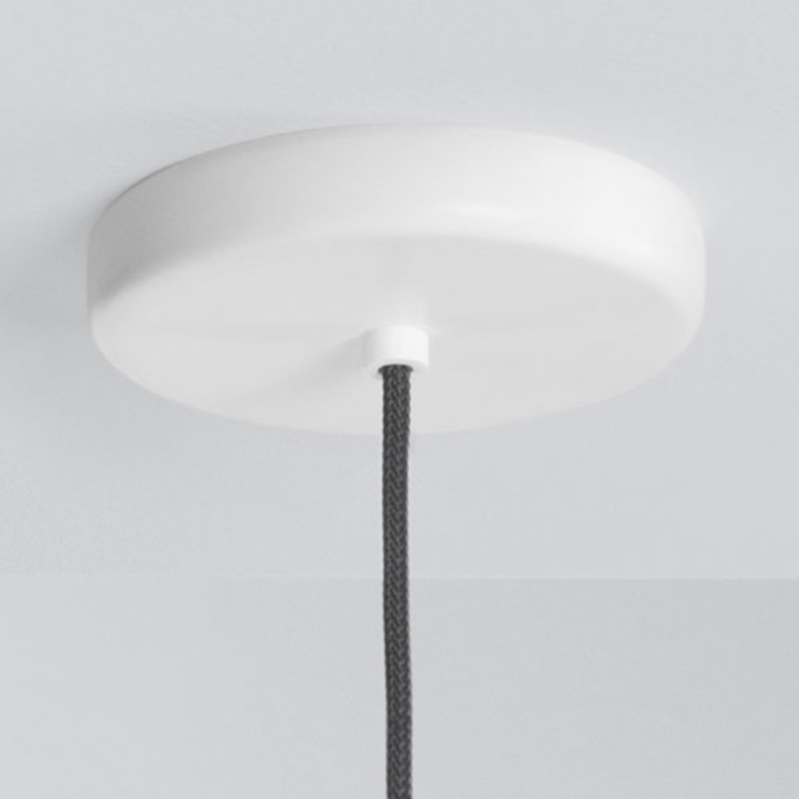 Fabbian Claque LED závesné svietidlo 20 cm biele