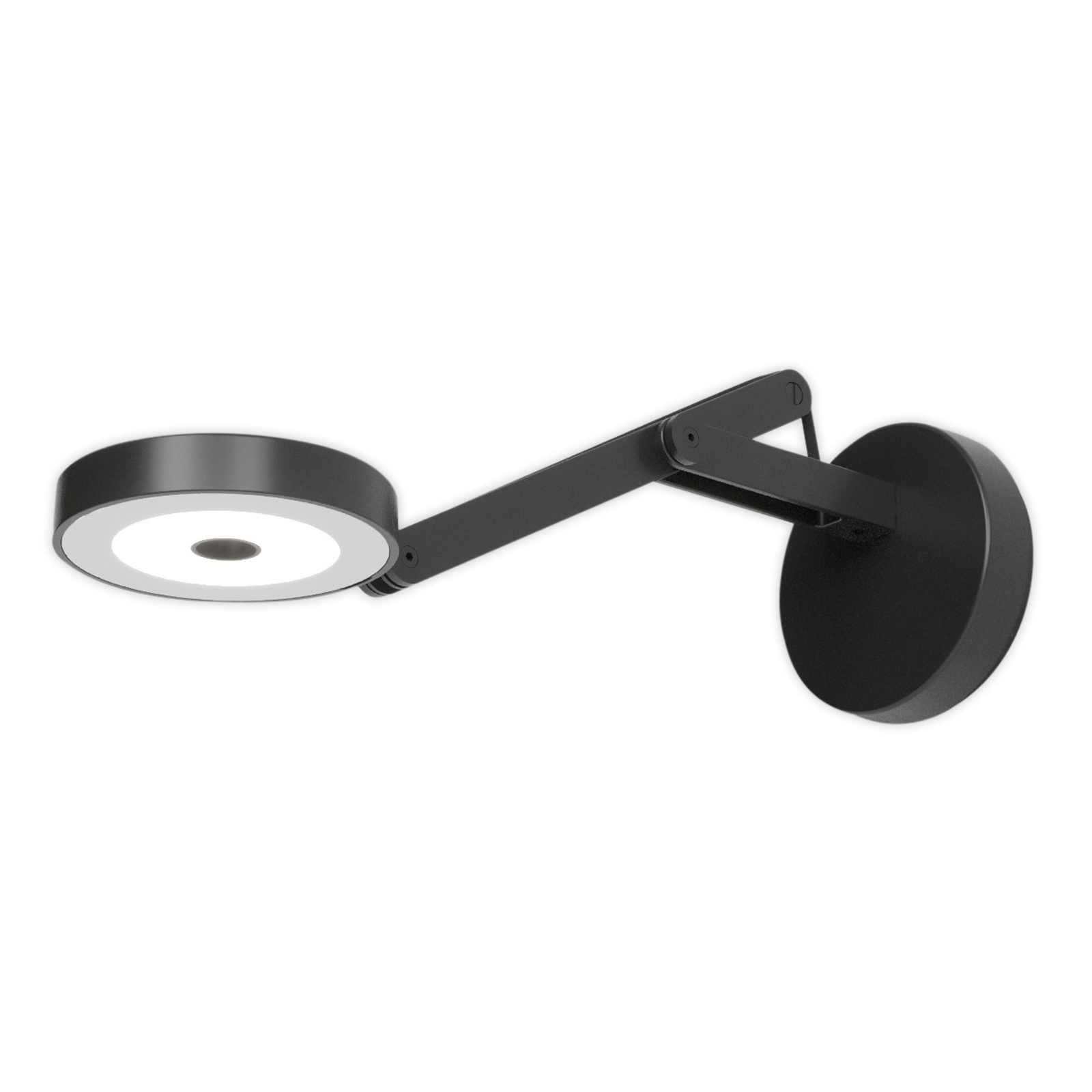 String W0 Wall Lamp DTW Matt Black/Black - Rotaliana