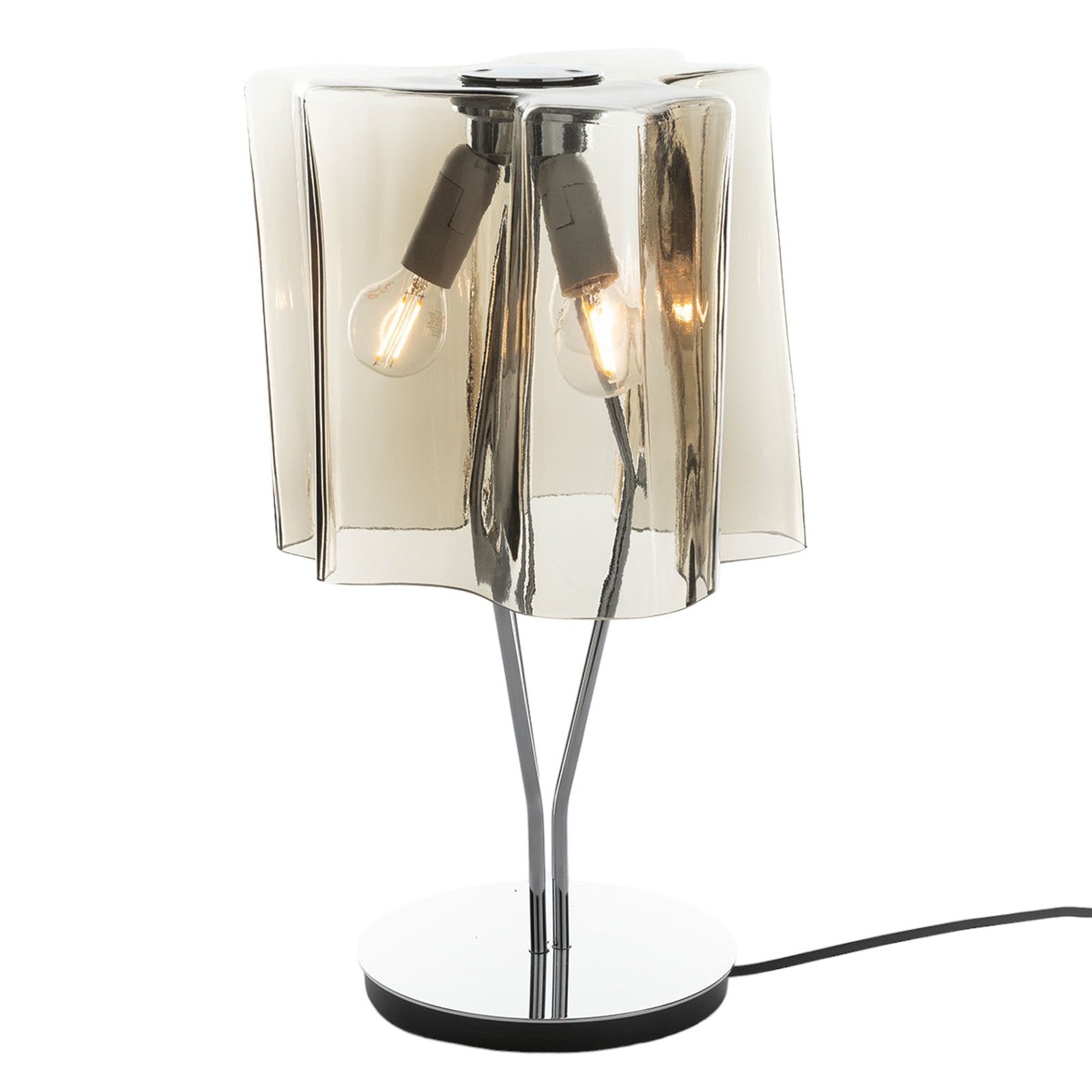 Artemide Logico stolní lampa 64 cm šedá/chrom