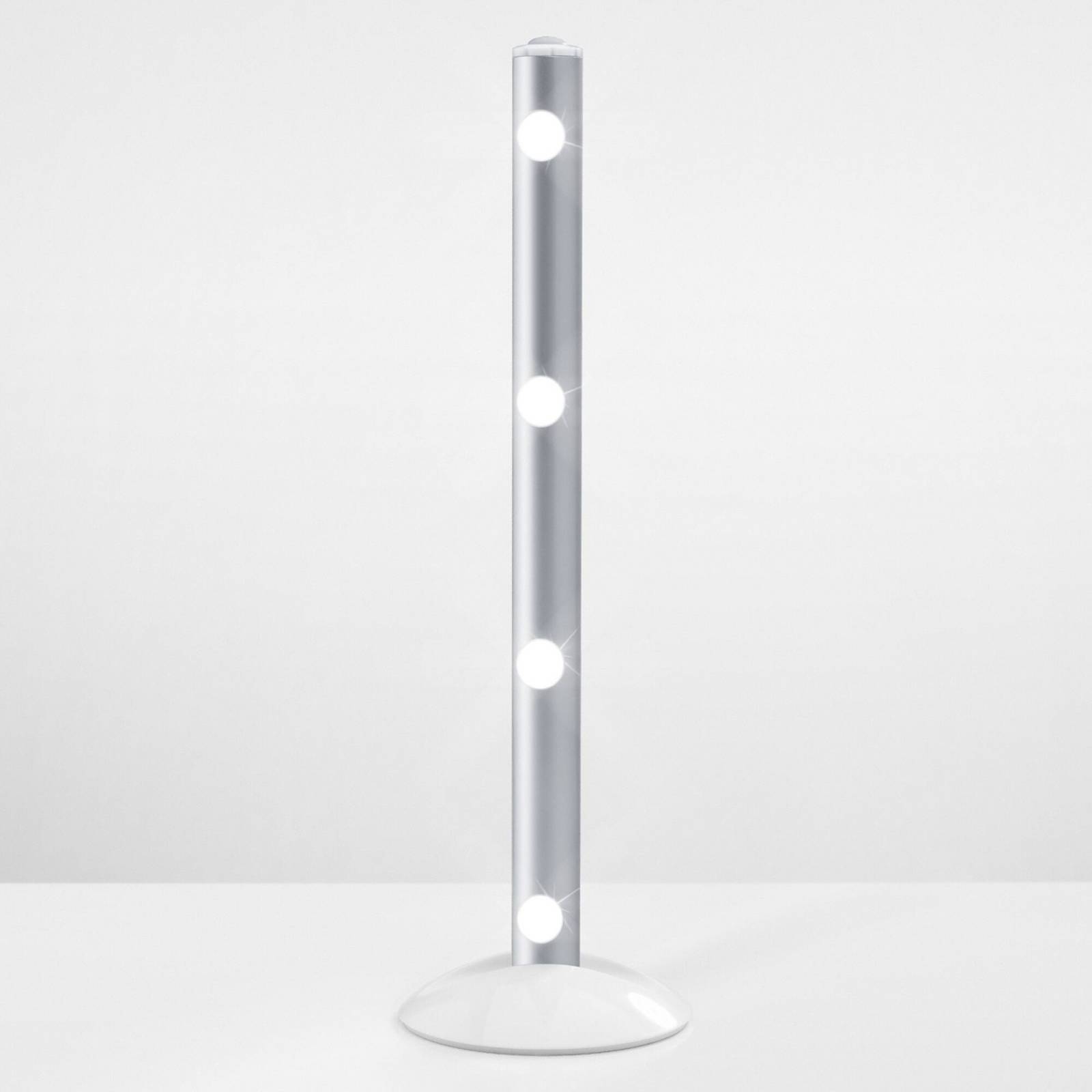 Kinkiet LED OSRAM LEDSTIXX, srebrny, metal, bateria