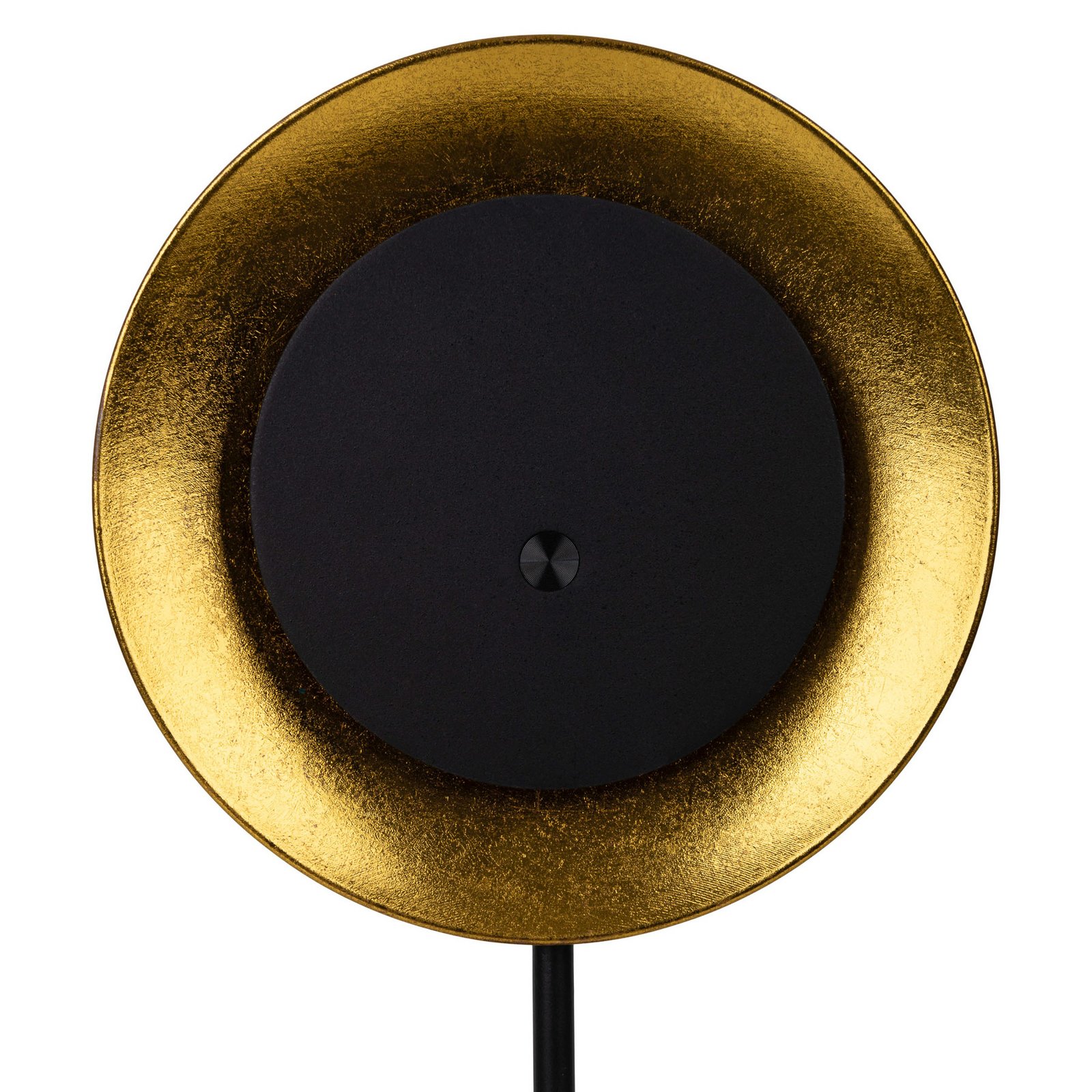 LED-Akku-Tischleuchte Solan, μαύρο/χρυσό, ηλιακό, IP54 LED-Akku-Tischleuchte Solan, μαύρο/χρυσό, ηλιακό, IP54