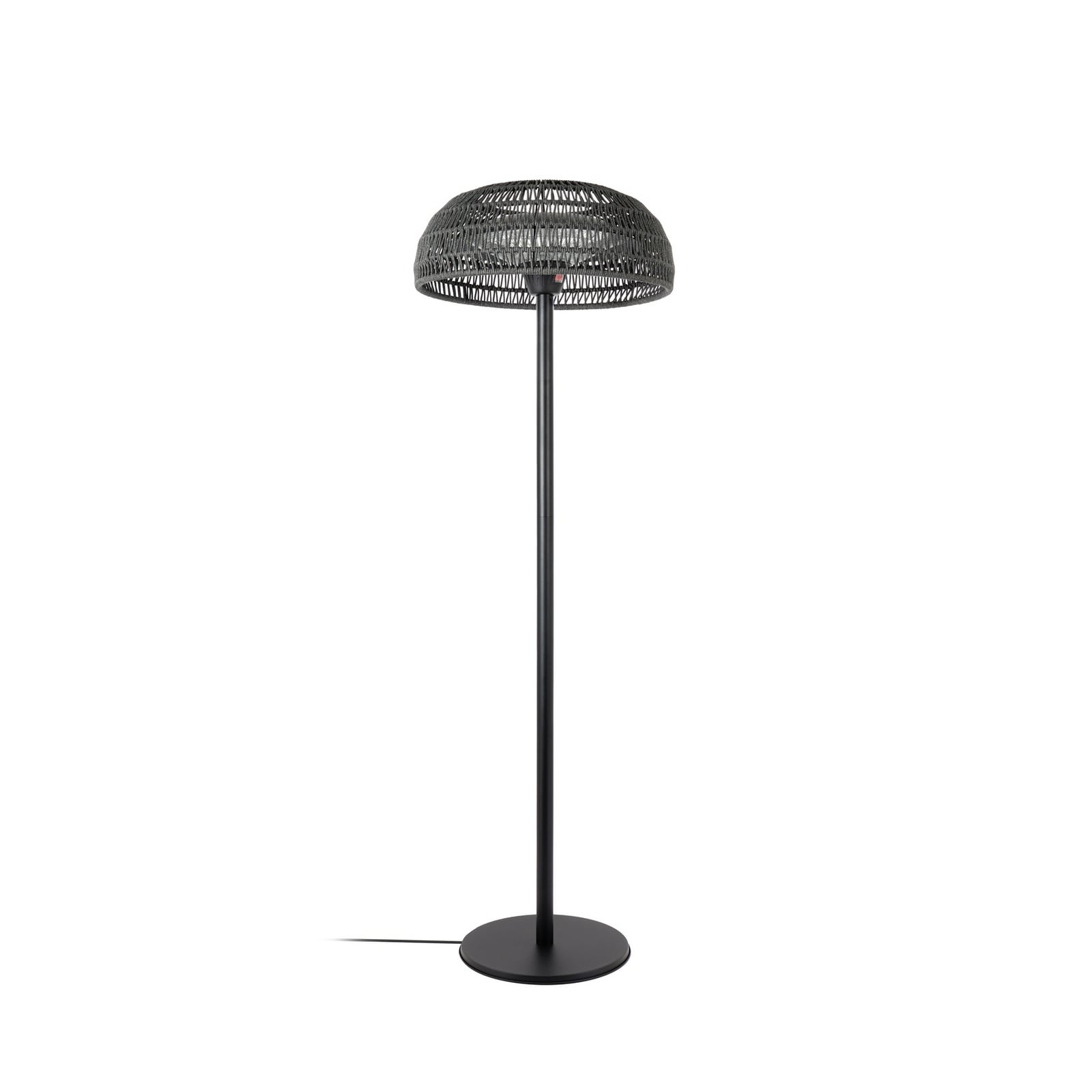 Radiateur rayonnant sur pied Calenza, noir, 200 cm, 3 niveaux, IP44 - Lucande