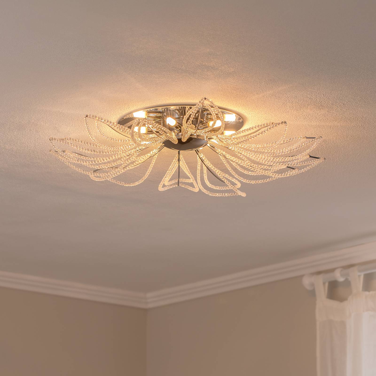Lampa sufitowa GIRASOLE w kszt. kwiatu, 70 cm