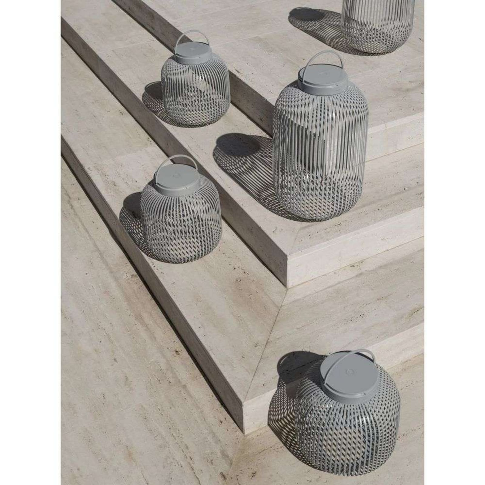 Lito Portable LED Utomhus Lampa L Granite Gray Blomus - Terrass - Aluminium