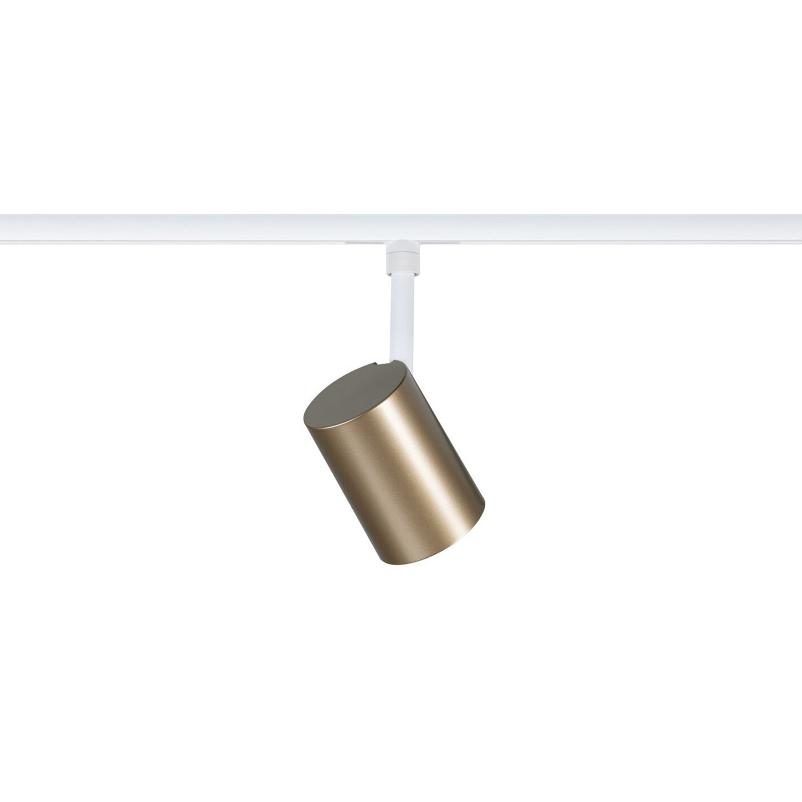 Paulmann URail tirni reflektor Luxe, zlato-bel, Ø 7 cm, GU10