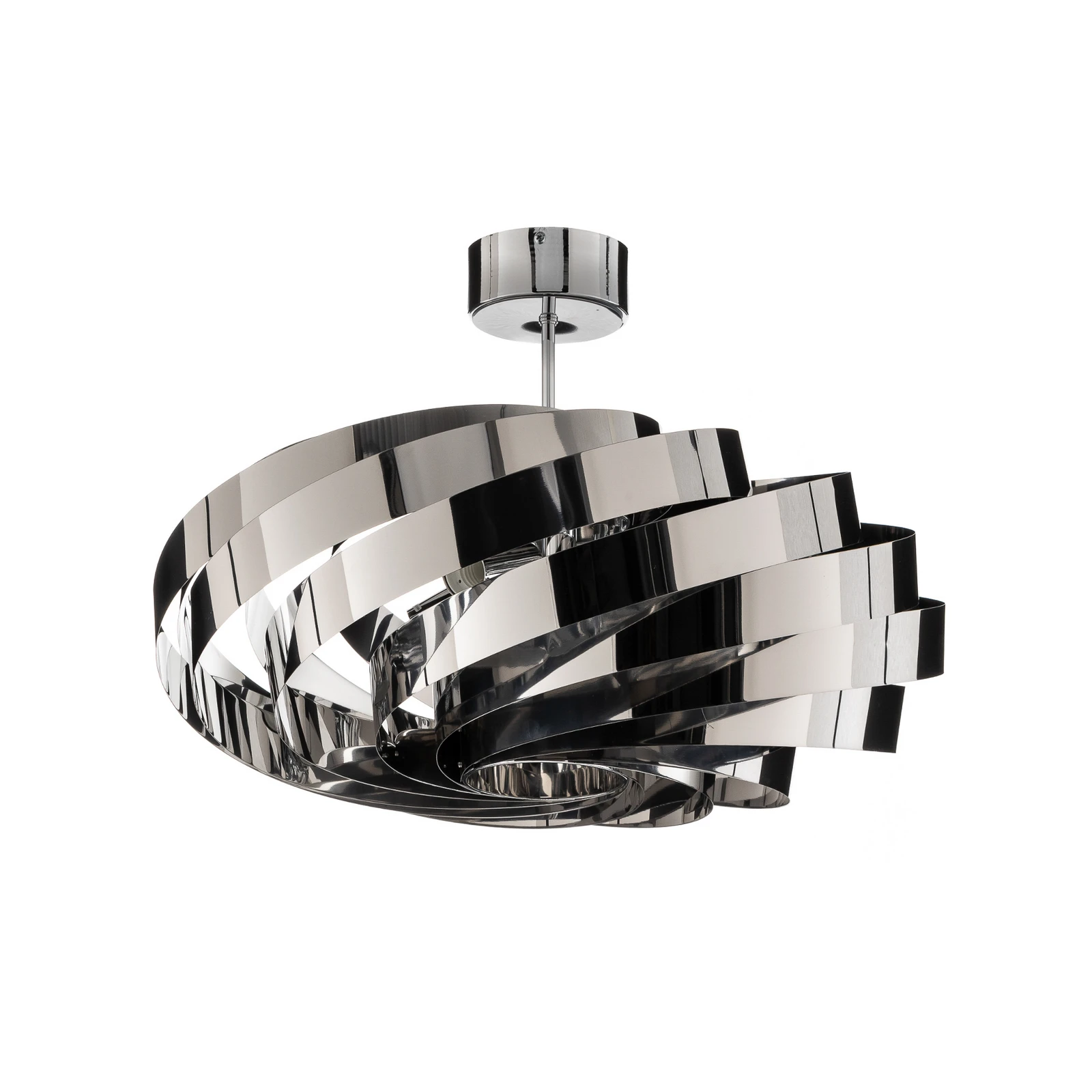 Plafonjera Vento, boja krom-nikal, Ø 60 cm, metal