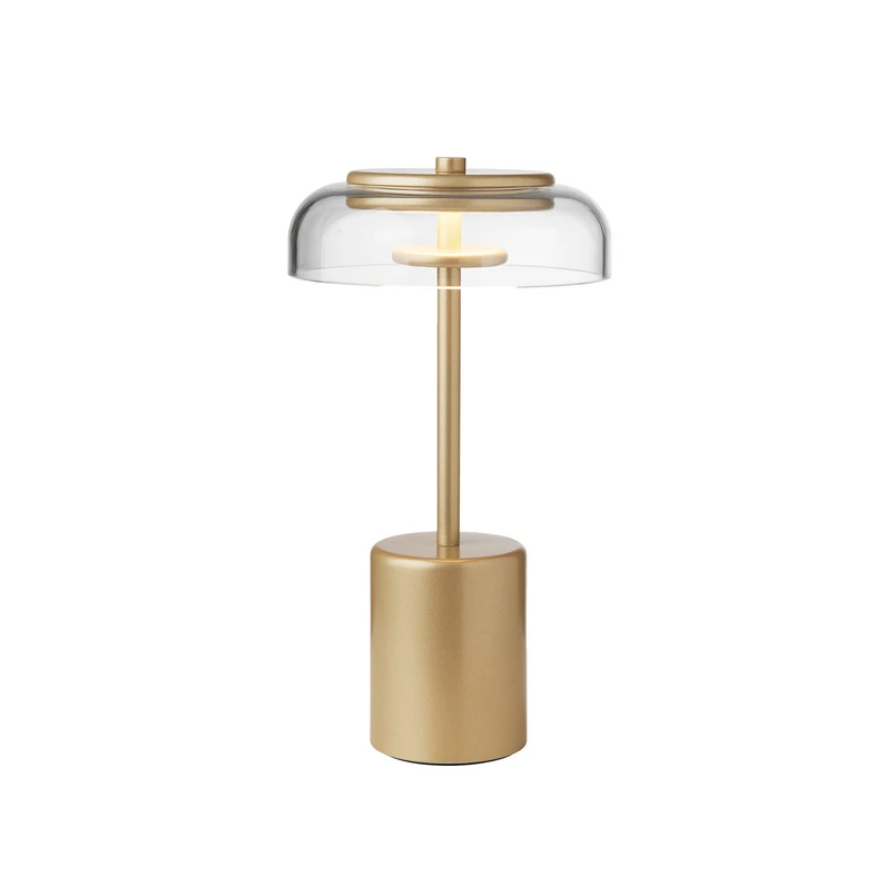 Nuura Aps - Blossi bärbar bordslampa Mini Nordic Gold/ClearNuura | bordlamper | Lampspecialisterna