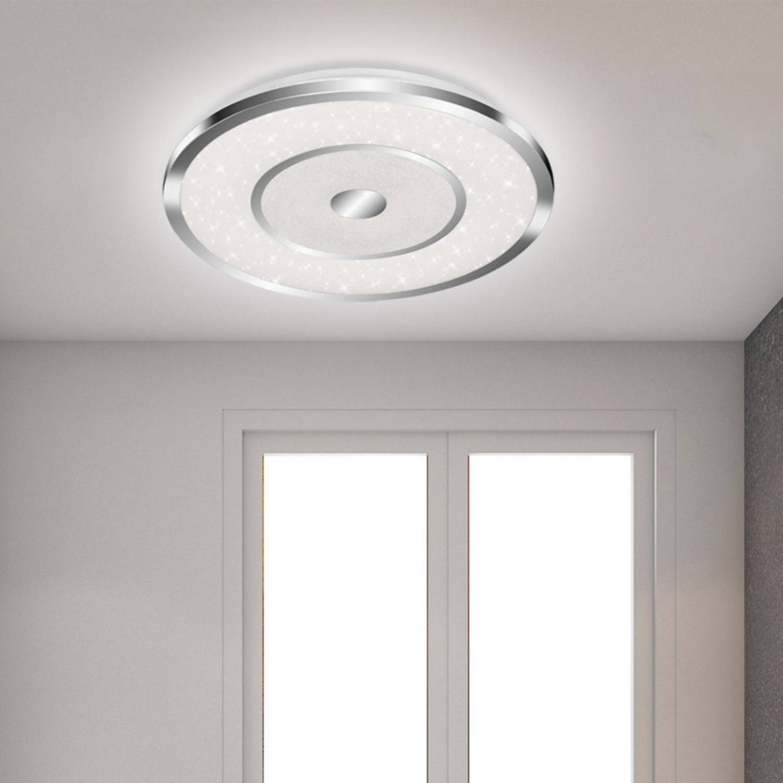 Lampa sufitowa LED Spaco CCT z pilotem