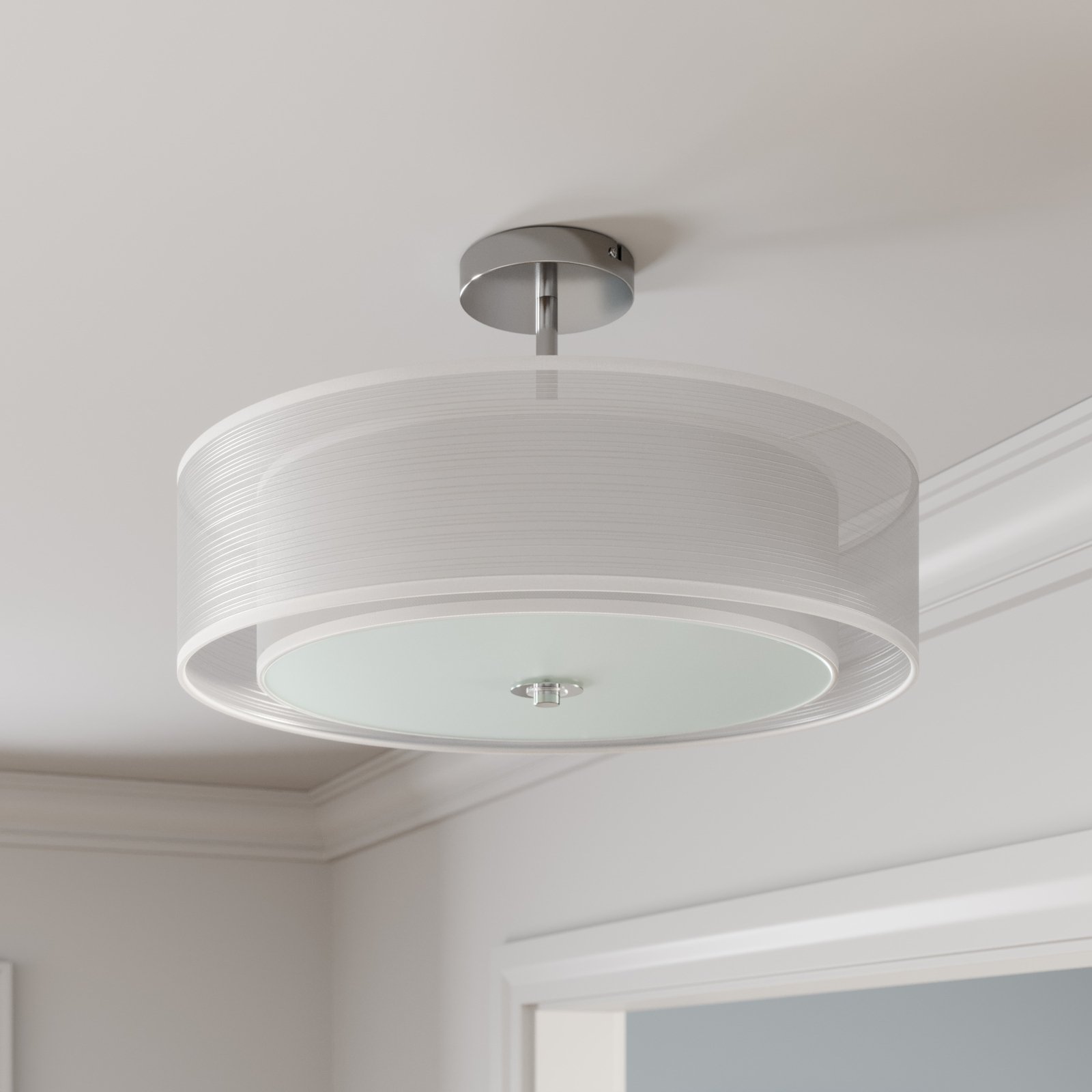 Pikka Stropné Lampa White/Chrom - Lindby