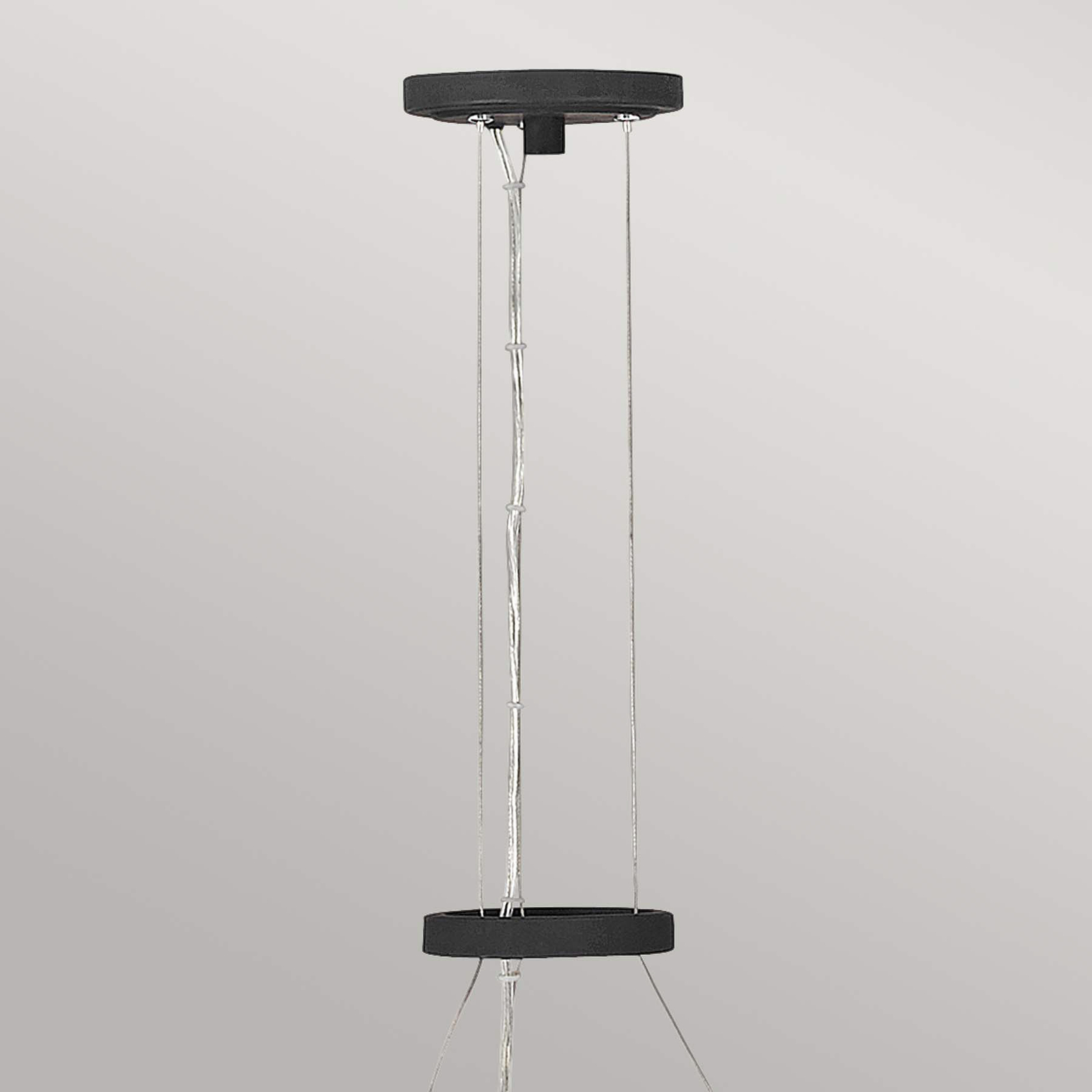 Willow hanglamp, zwart-goud, 6-lamps