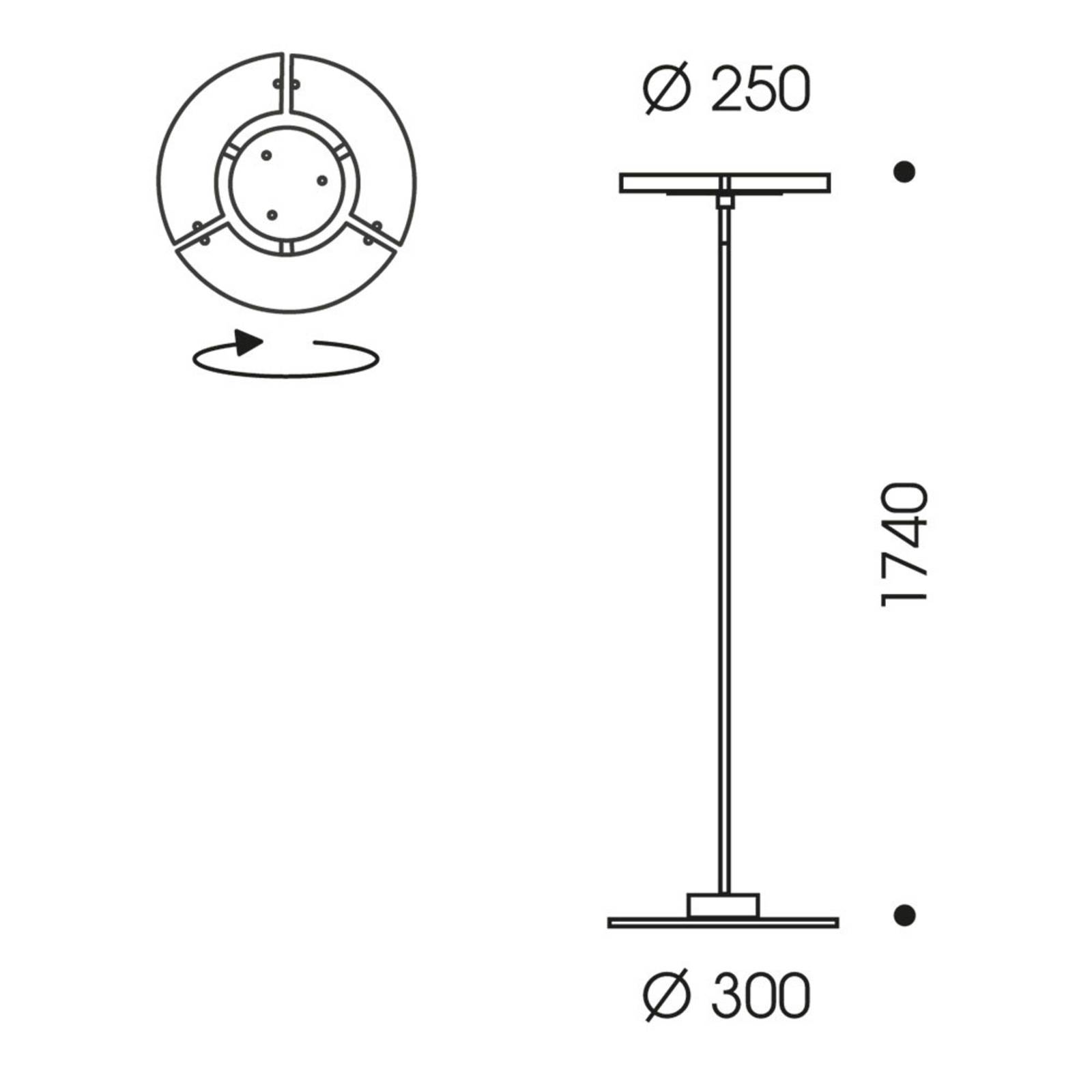 OLIGO Trinity kinkiet LED, 3 ruchome segmenty