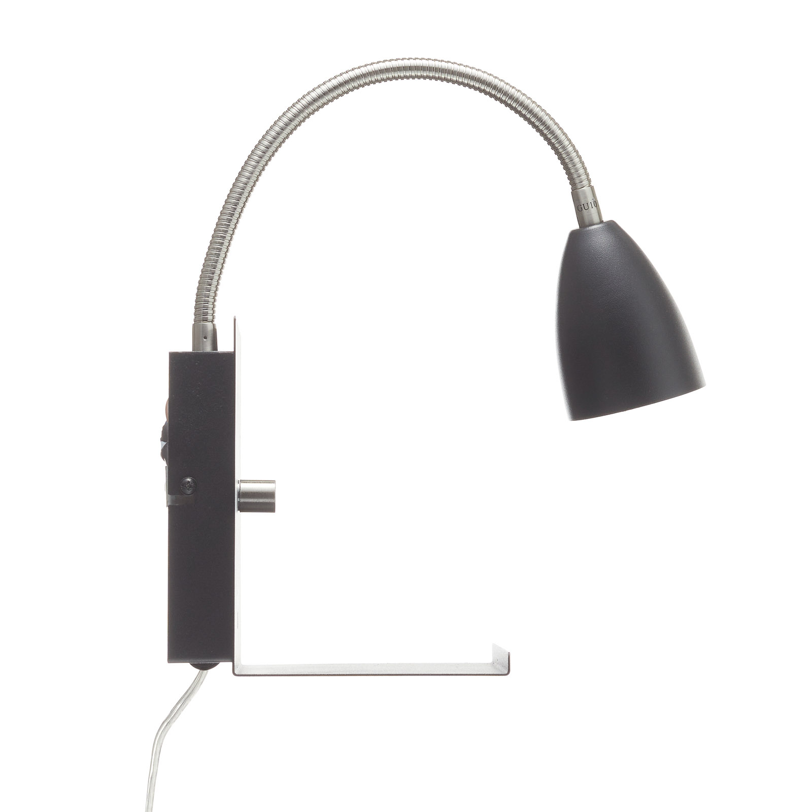 Wandlamp Logi met schap en BUCHE aansluiting