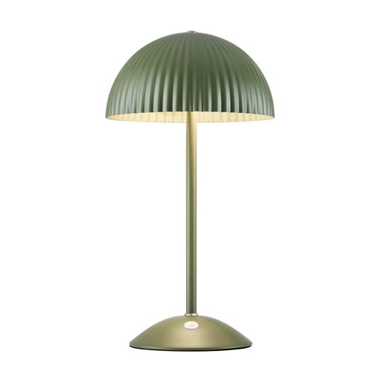 Zin bordslampa, grön, järn, höjd 35,5 cm, G9 - Markslöjd