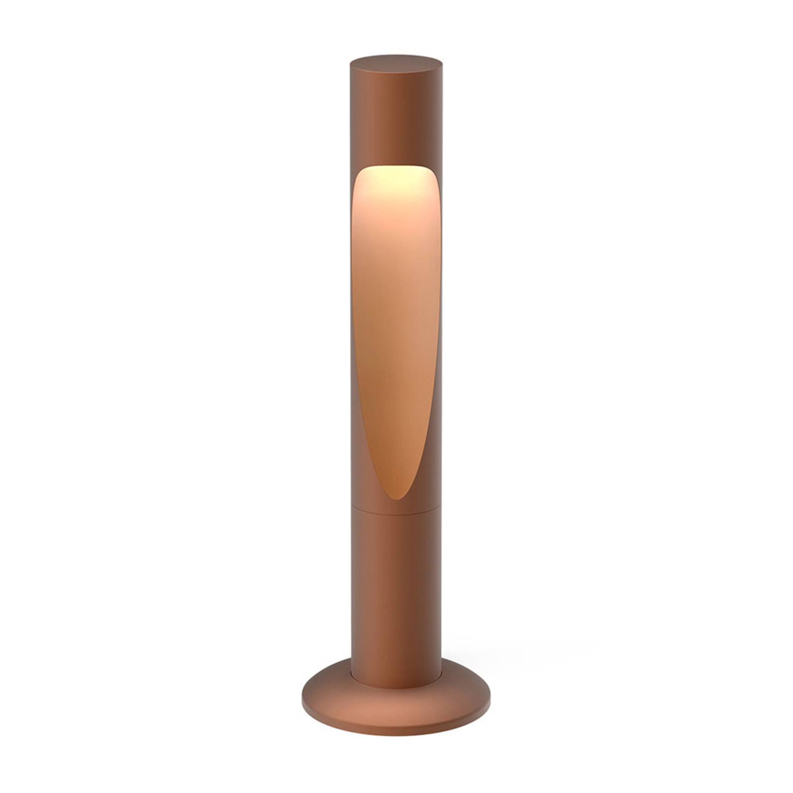 Louis Poulsen FlindtGarden short 927 adapt corten - Outdoor Bollard / Path Light - Design - Brown