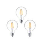 3-pack Bec LED 7W (806lm) Filament Globe Ø93 E27 - Philips