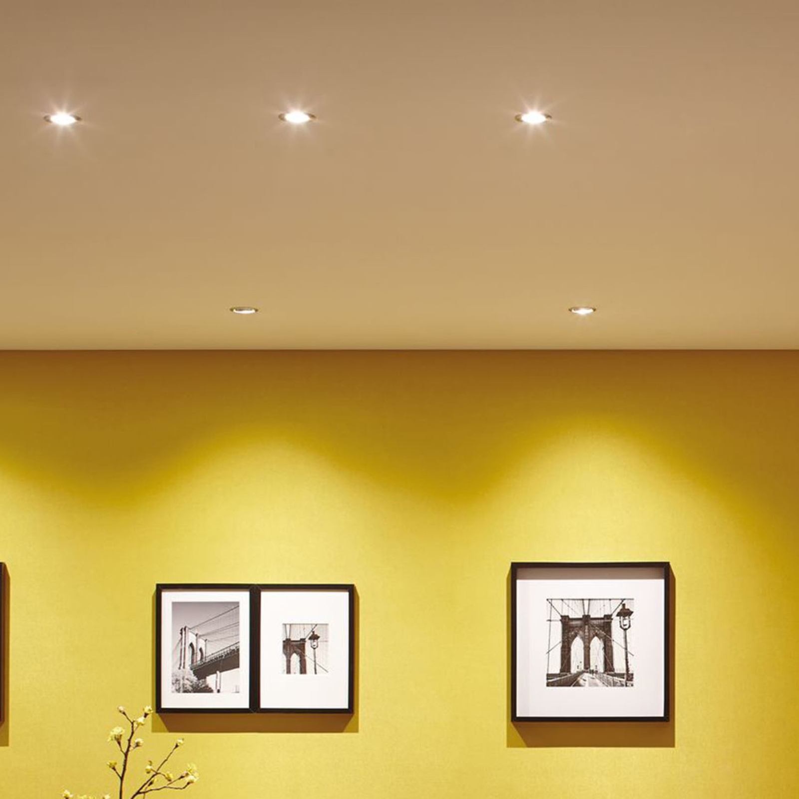 Paulmann Nova LED-Einbauleuchte 3er starr