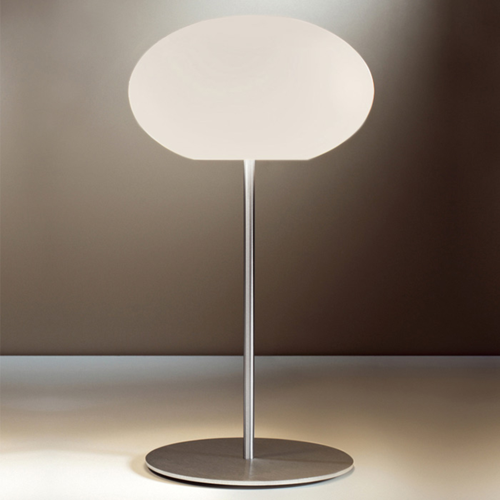 Casablanca Aih table lamp, Ø 28 cm matt cream