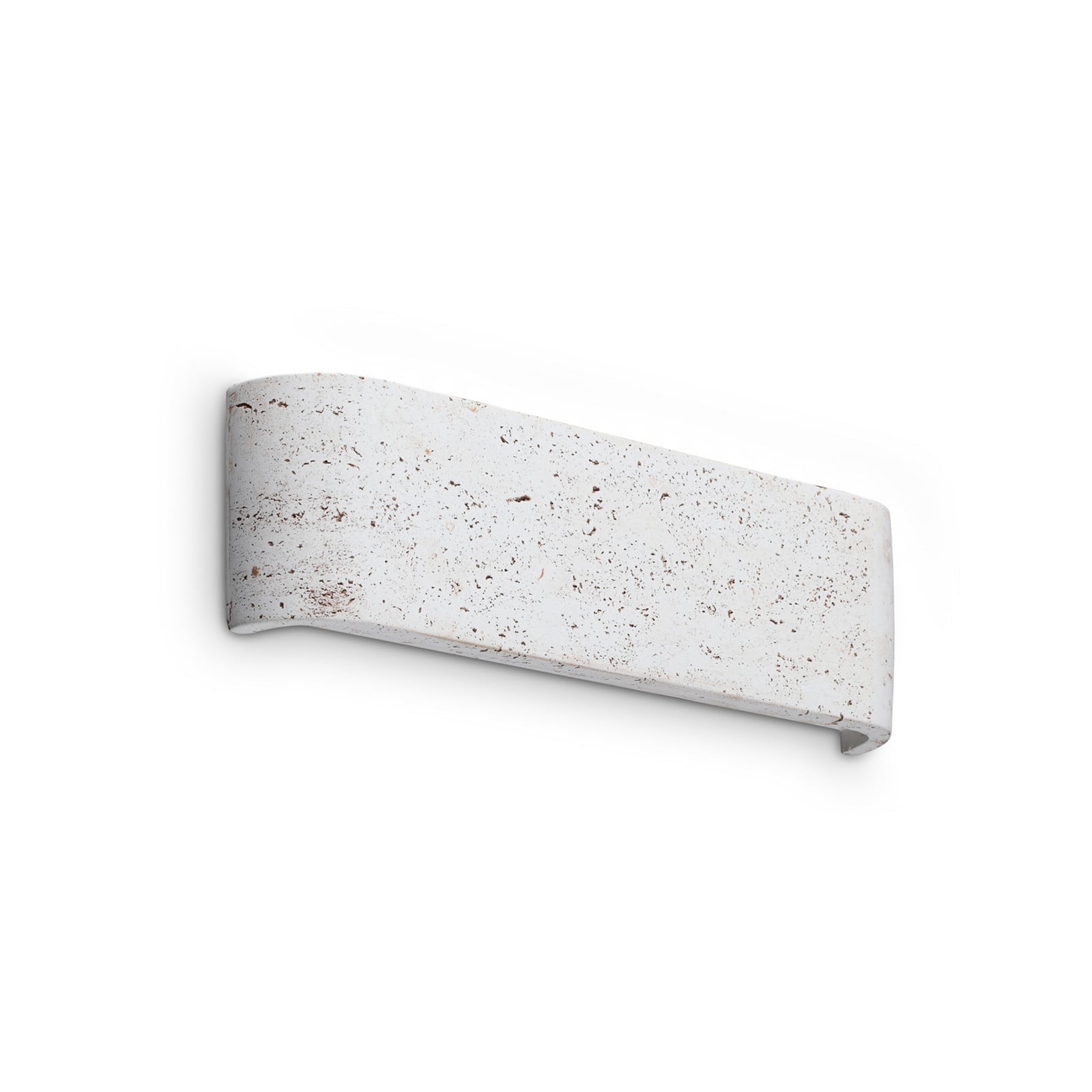 Aplică de perete IDEAL LUX Delta culoare ciment lățime 30 cm 3.000 K - Camera de zi / sufragerie - Modern - Beton