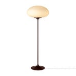 Gubi vloerlamp Stemlite, zwart-rood, hoogte 110 cm, dimbaar