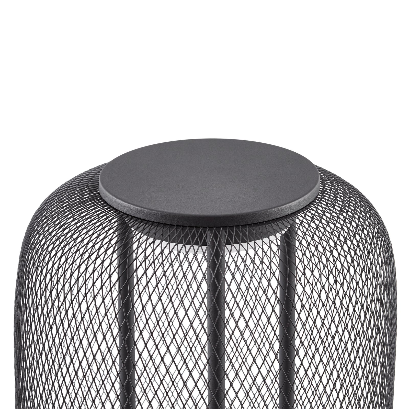 LED podna lampa Korvyn, crna, visina 80 cm, IP44 - Lucande