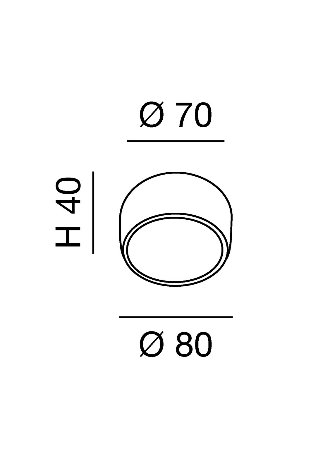 Faretto LED Vasto, Ø 8 cm, 120°, alluminio