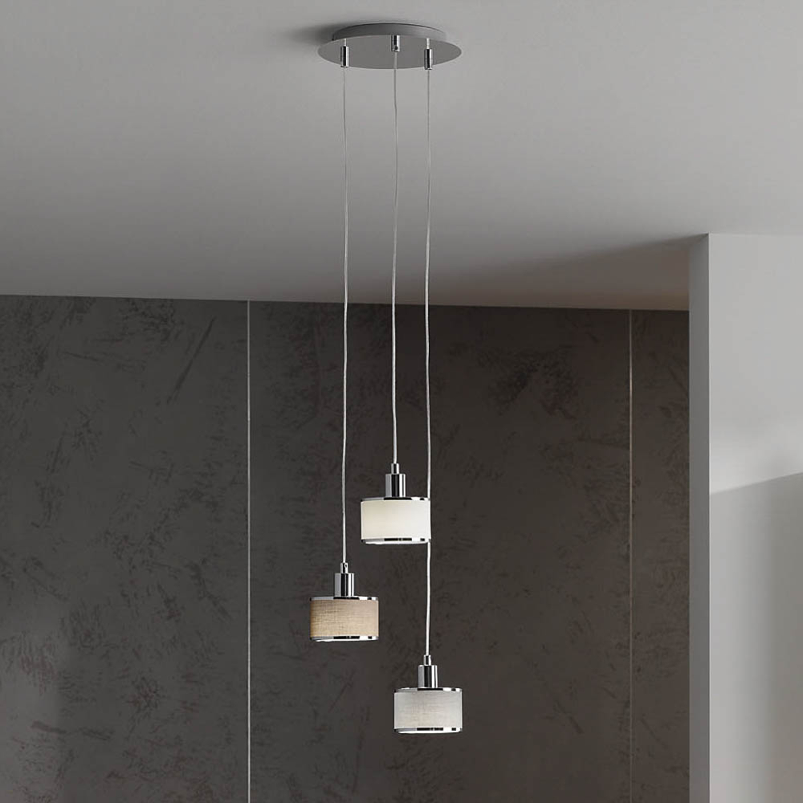 WOFI Lampada da soffitto a 3 luci WOFI Lampada da soffitto a 3 luci