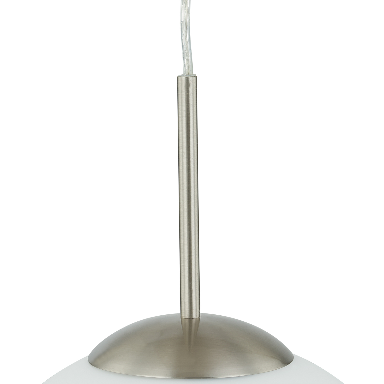Lindby Rhona lampa wisząca kula szkło opalowe 30cm