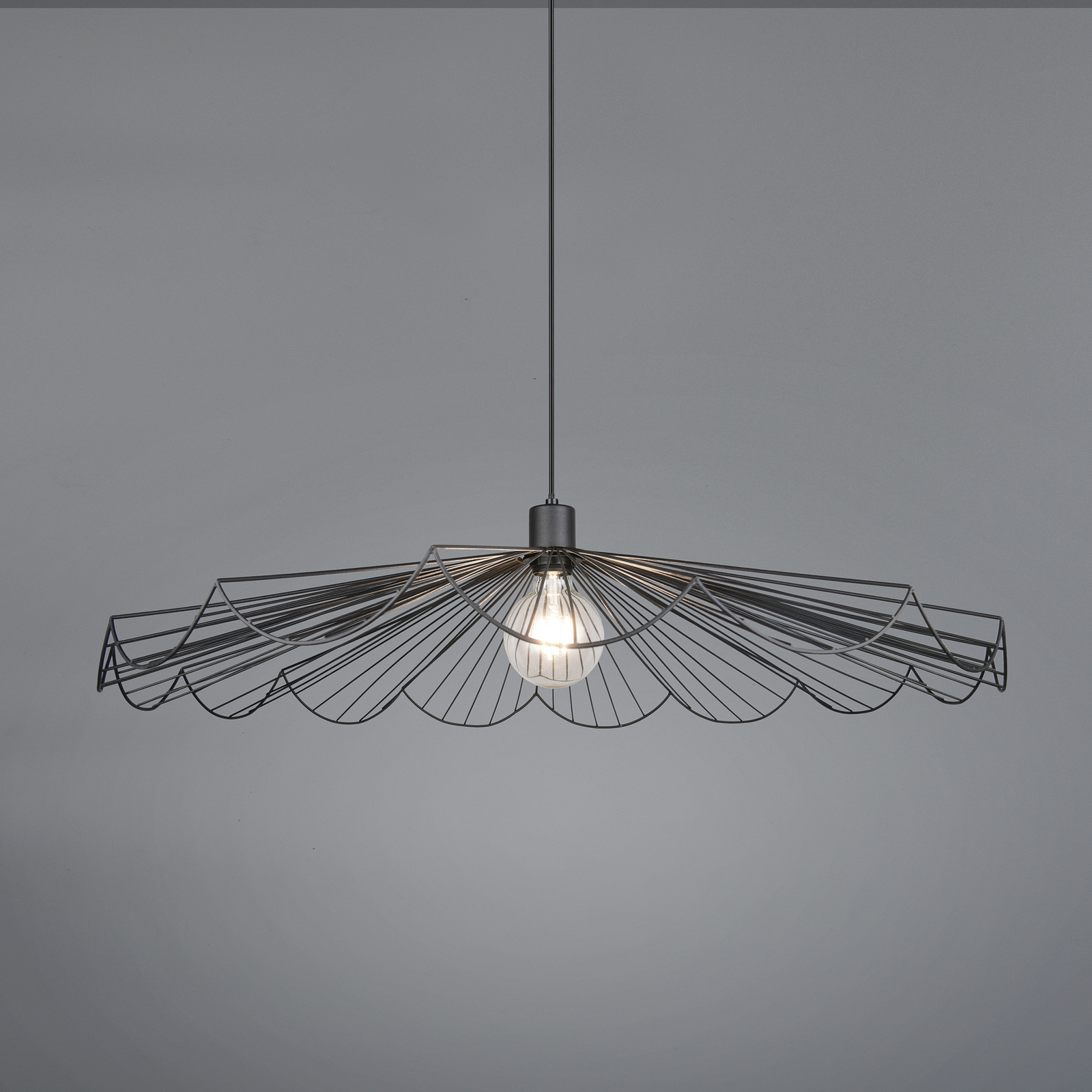 Висяща лампа Margarita, Ø 80 cm, черна, E27, метал Висяща лампа Margarita, Ø 80 cm, черна, E27, метал