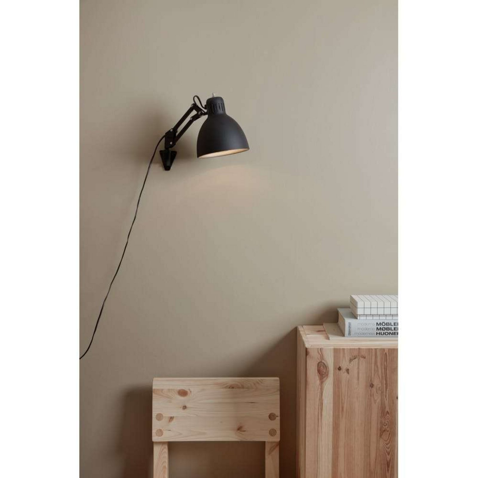 Archi W1 Zidna lampa Mat Bijela - Nordic Living