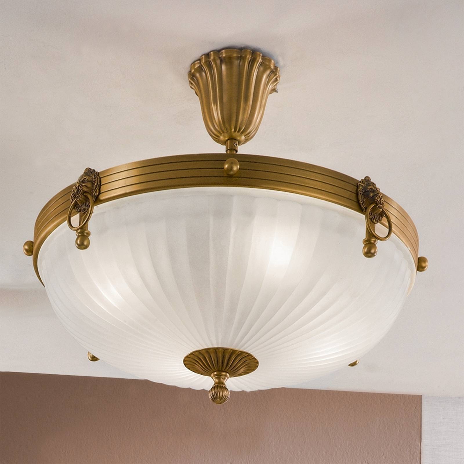 Lampa sufitowa Rocca z rozstawem, średnica 43 cm