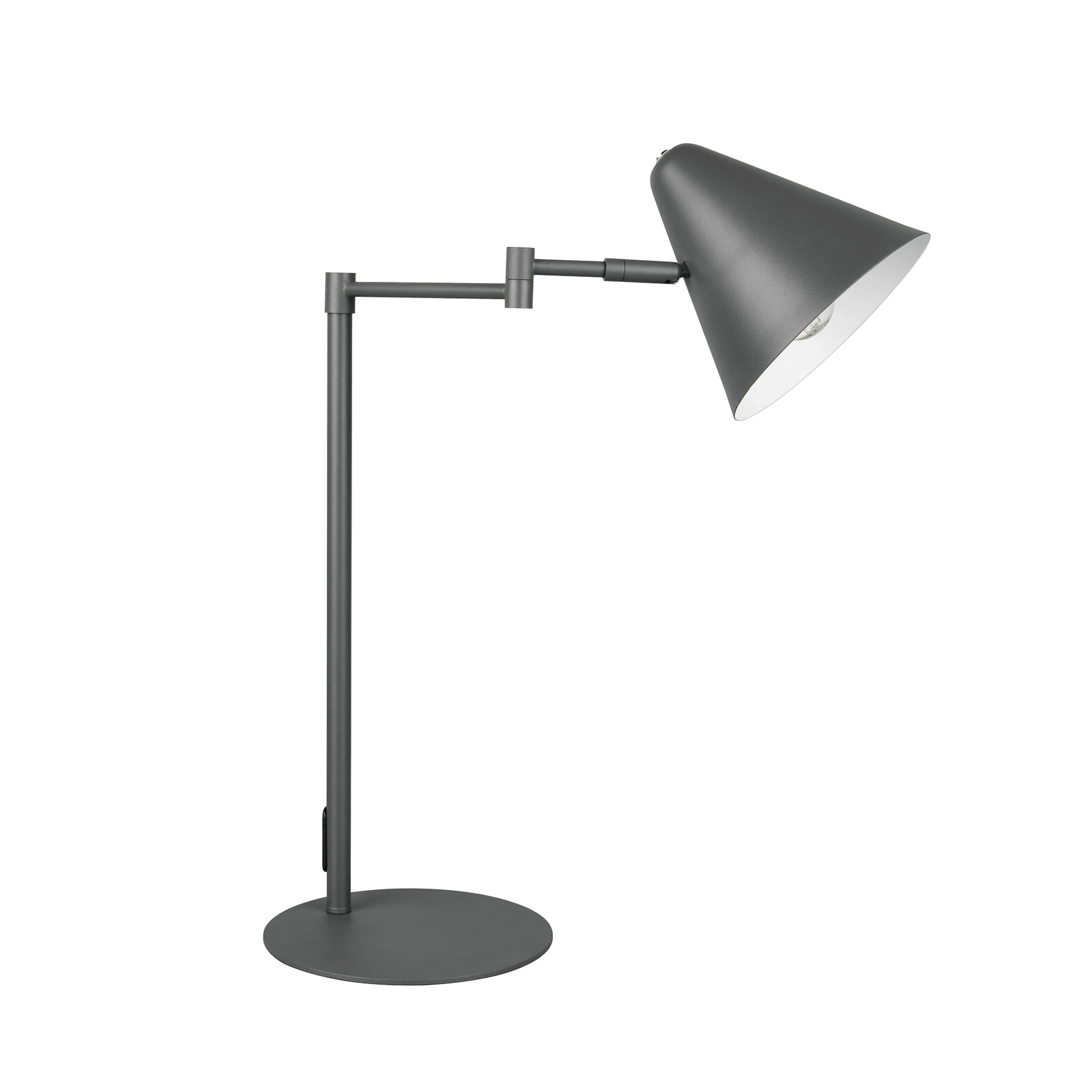 Lampada da tavolo Cosima, antracite, altezza 50 cm, metallo Lampada da tavolo Cosima, antracite, altezza 50 cm, metallo