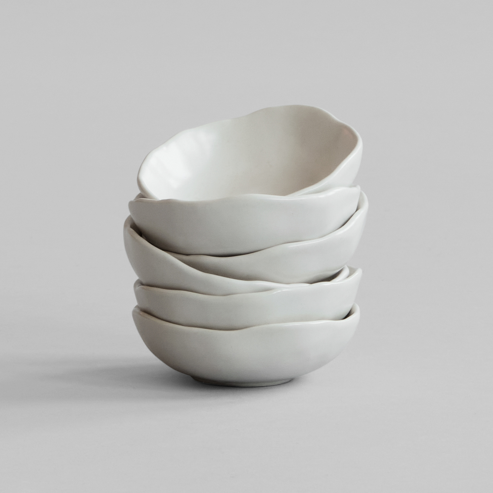 Miska Native, wysokość 3 cm, zestaw 4 sztuk, biała – 101 Copenhagen