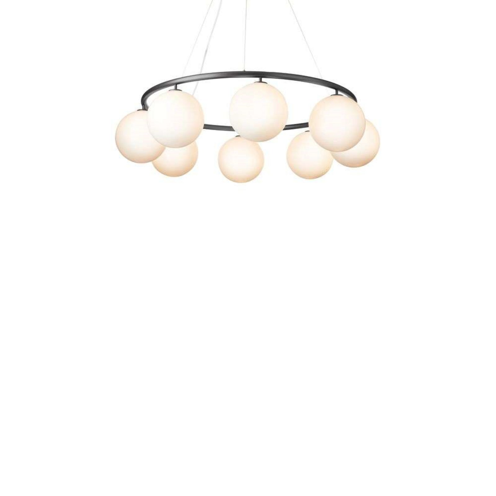 Miira 8 Circular Candelabro Rock Grey/Opal White - Nuura