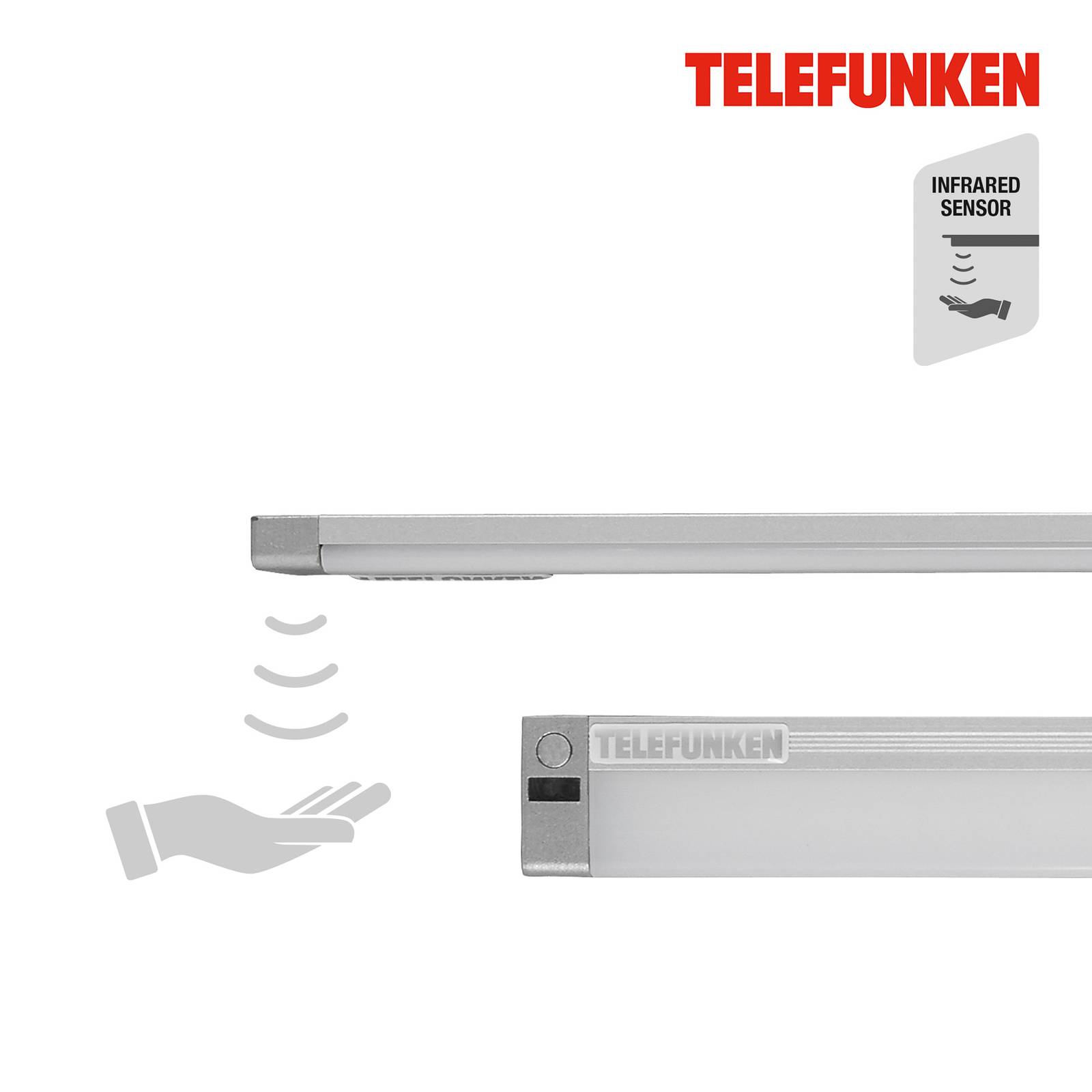 Oprawa podszafkowa LED Zeus, długość 57 cm