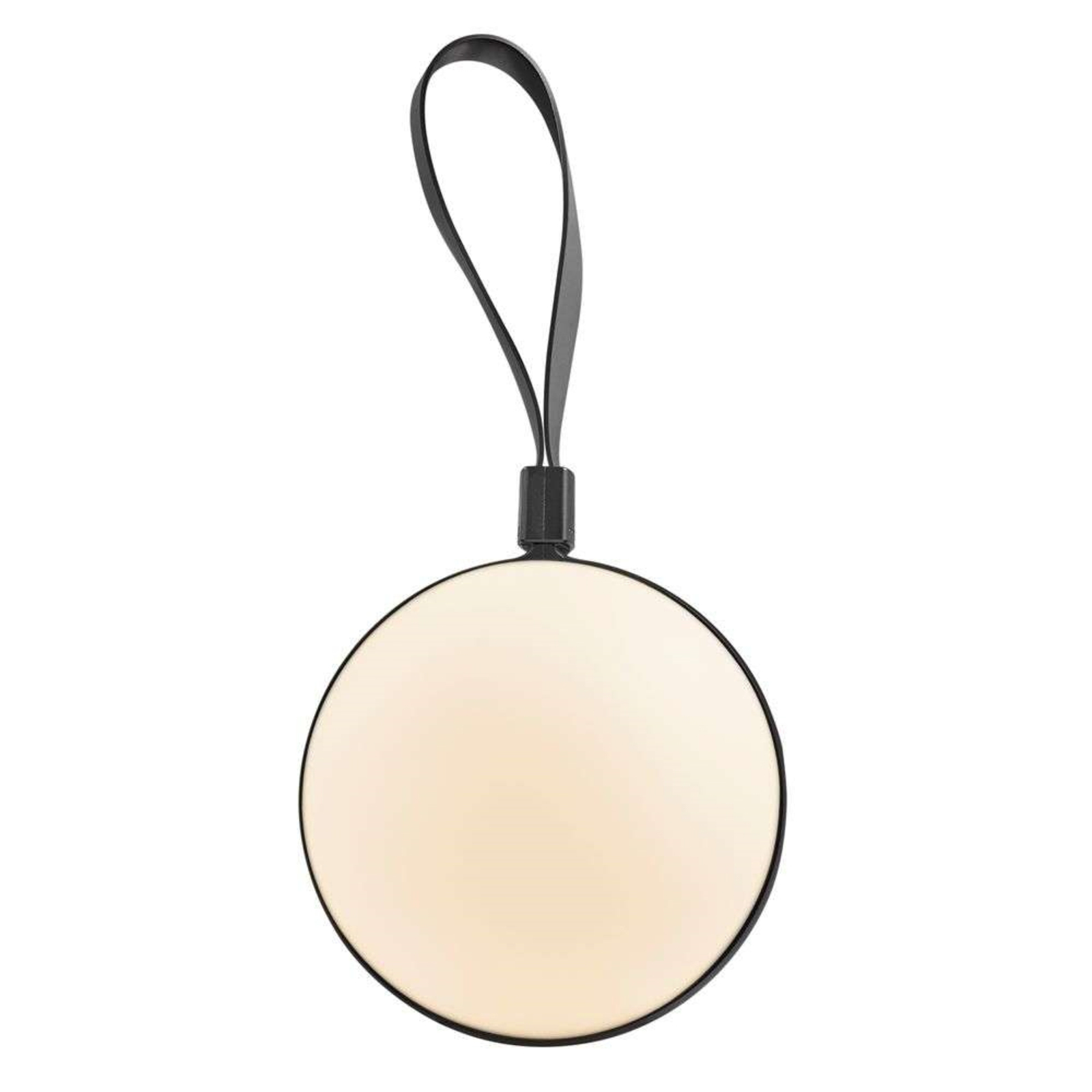 luminaire d'extérieur LED Bring to go Ø 12 cm blanc/noir