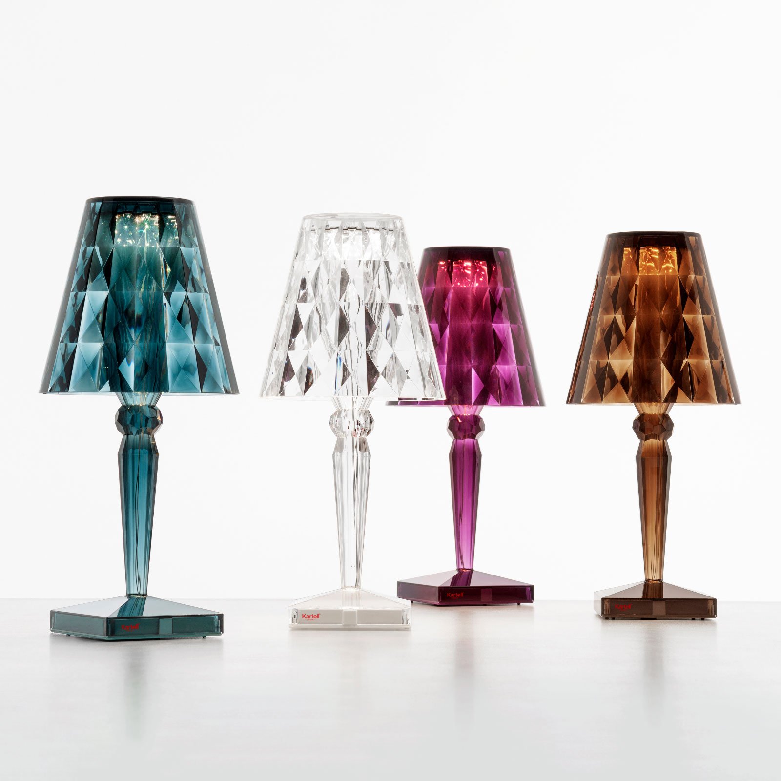 Kartell Big Battery - Tischlampe IP20, cola