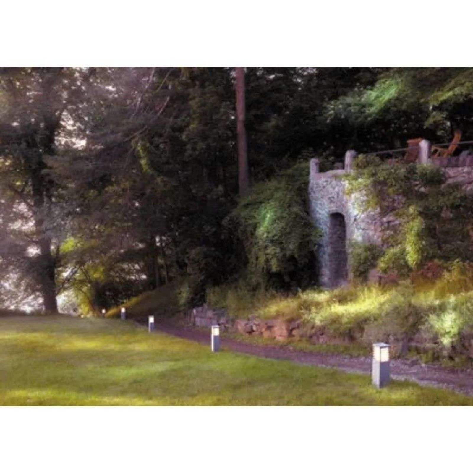 Halmstad 49 LED 8,5W Outdoor Bollard Galvanised - Norlys