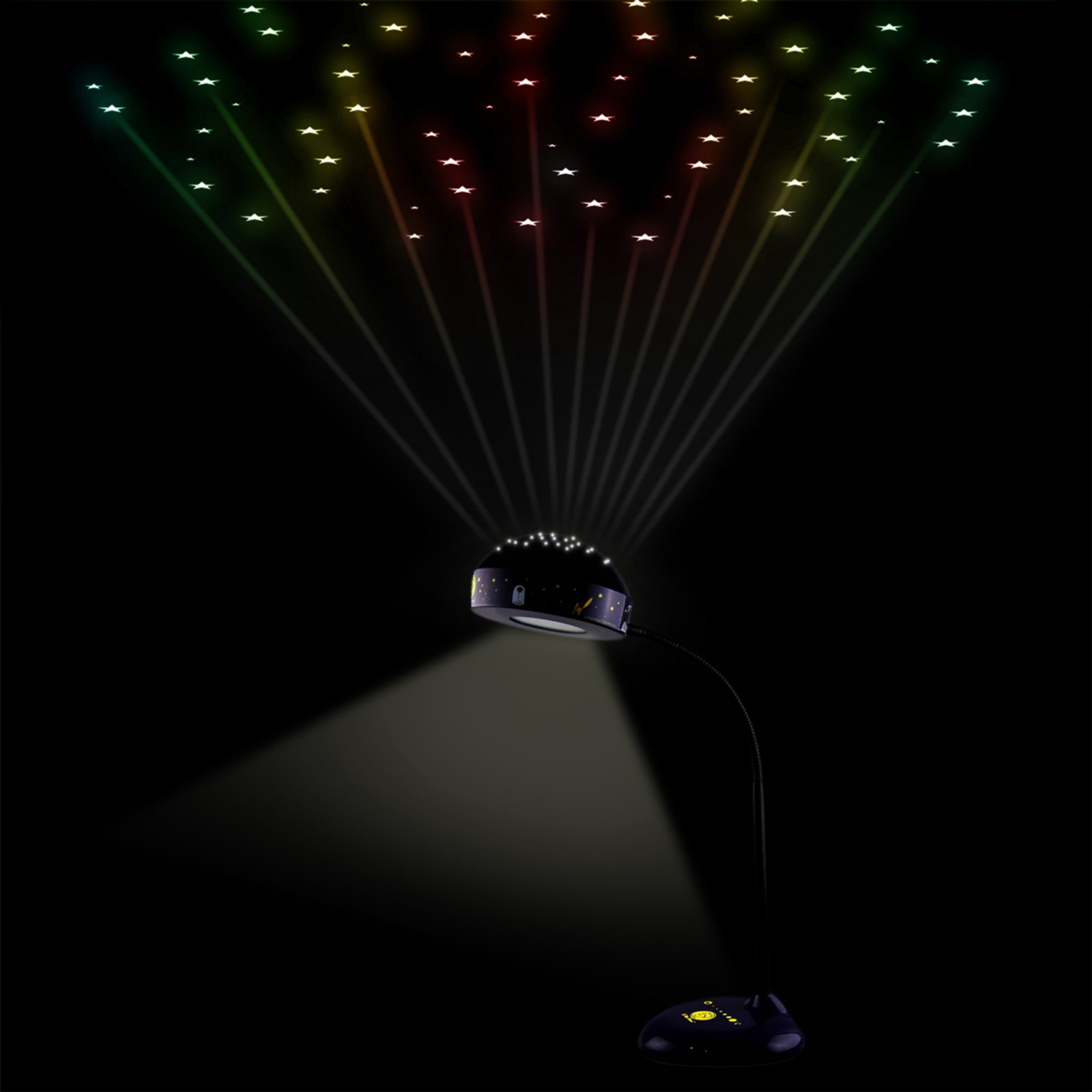 LED-Schreibtischlampe Kleiner Prinz mit Nachtlicht