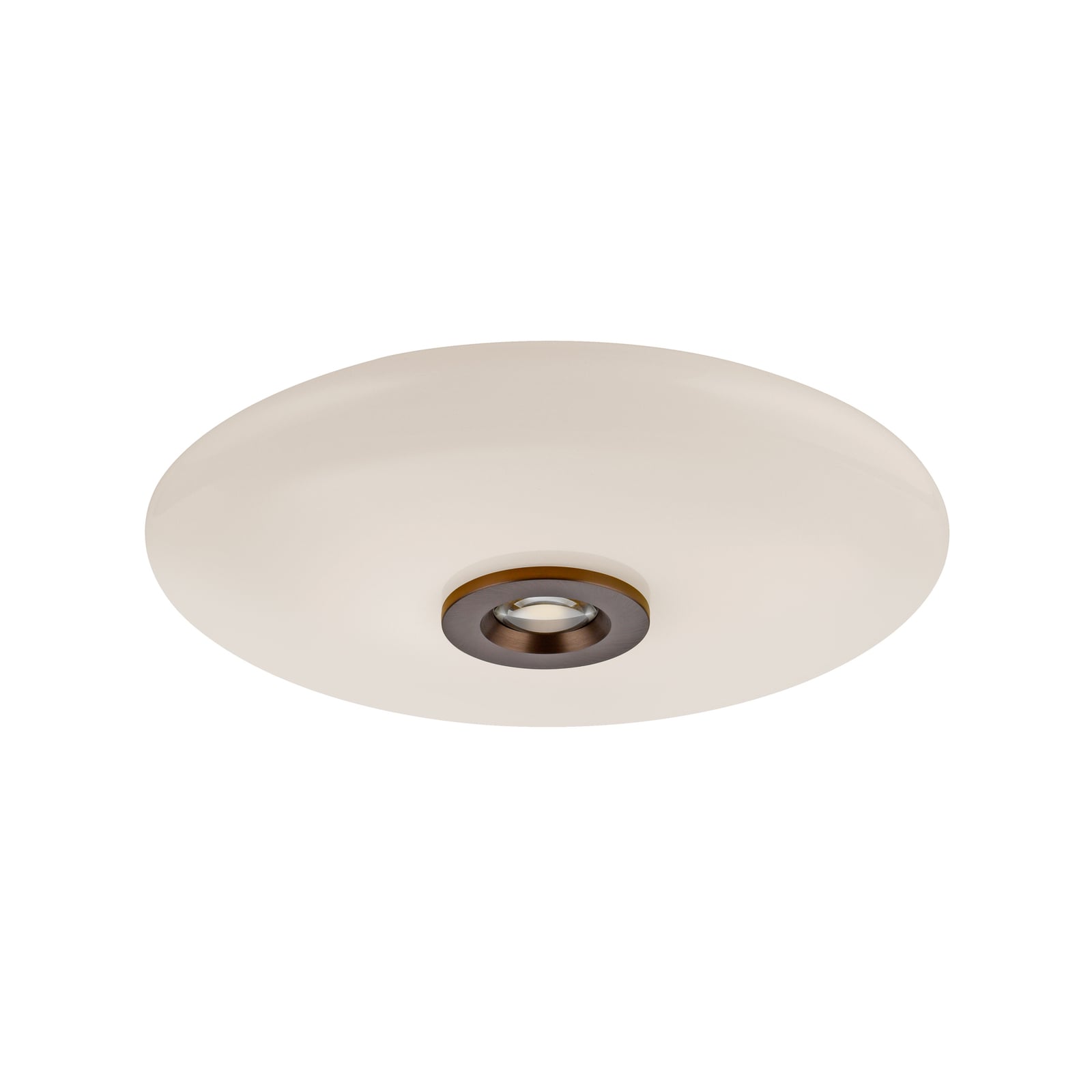 Vitrum LED-Deckenlampe, braun/opal, Glas/Alu, Ø 45cm - PURE Vitrum LED-Deckenlampe, braun/opal, Glas/Alu, Ø 45cm - PURE