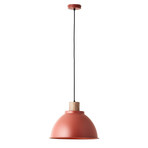 Erena pendant light, wooden detail