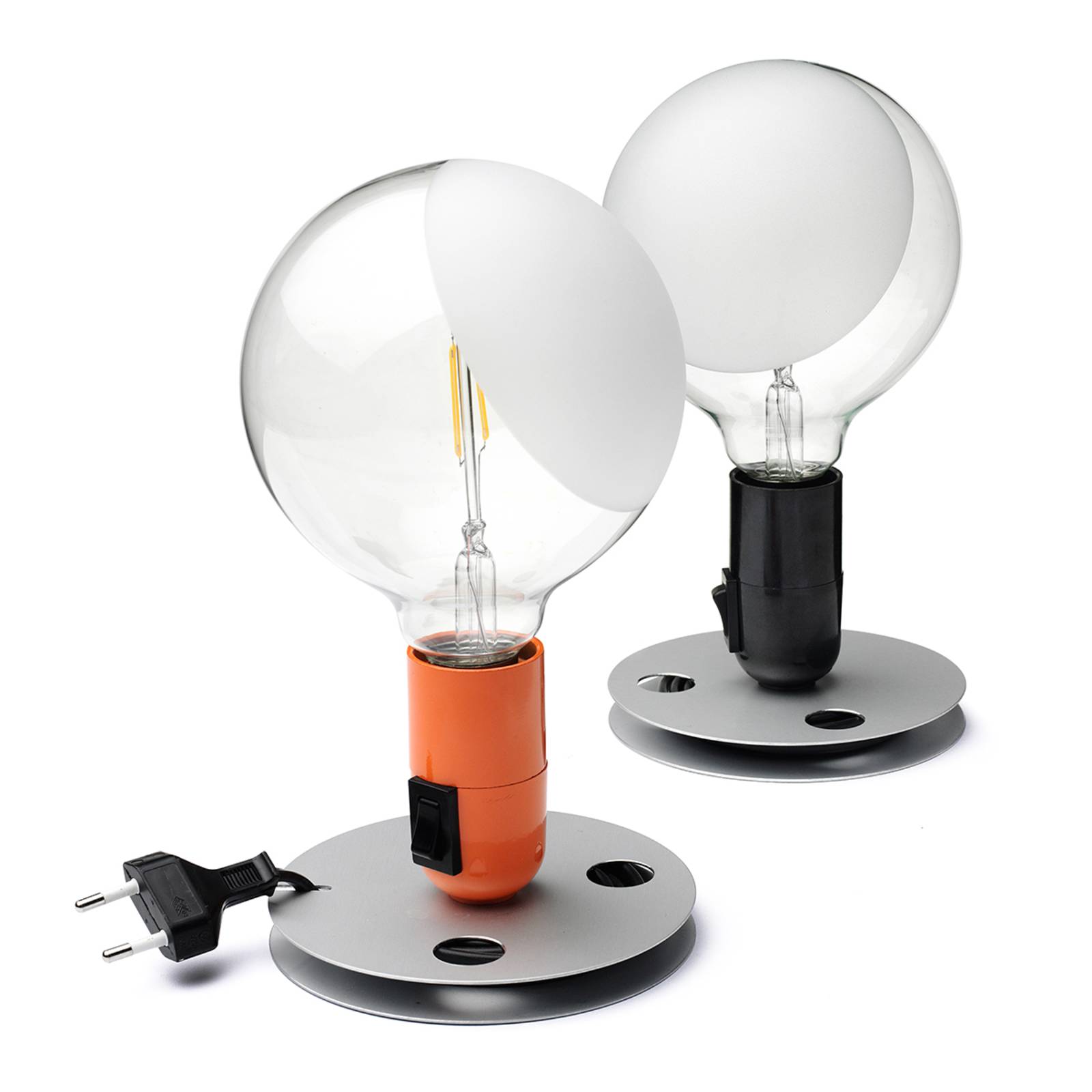 Lampa stołowa LED FLOS Lampadina, czarna