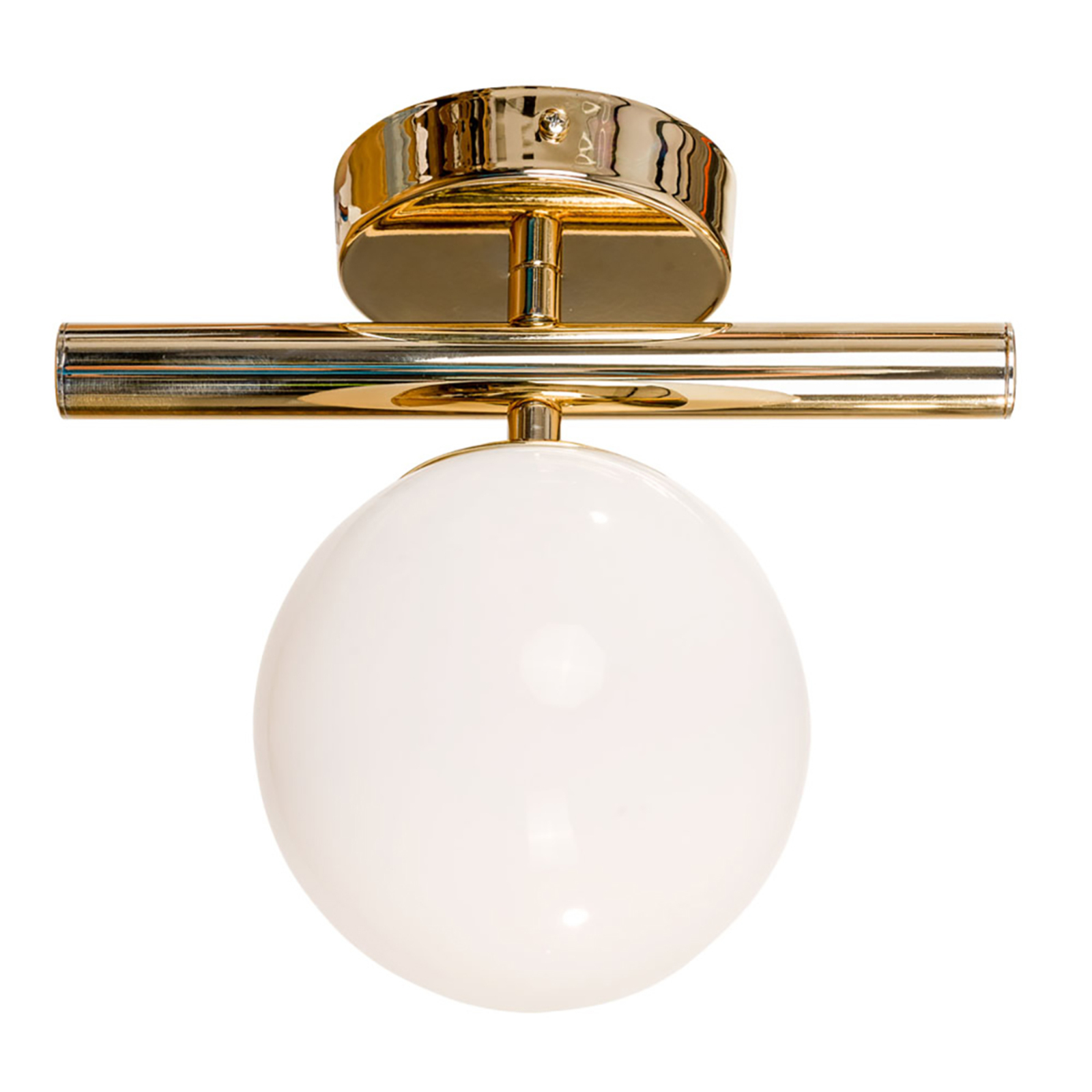 Plafondlamp Linea, goud, 1-lamp