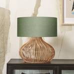 GOOD & MOJO Kalahari asztali lámpa 47cm zöld