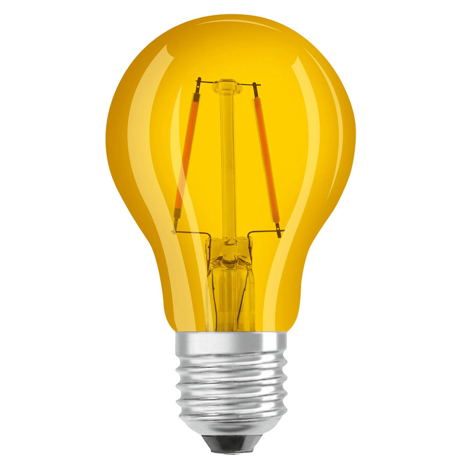 OSRAM LED-Lampe E27 Star Décor Cla A 2,5W, gelb