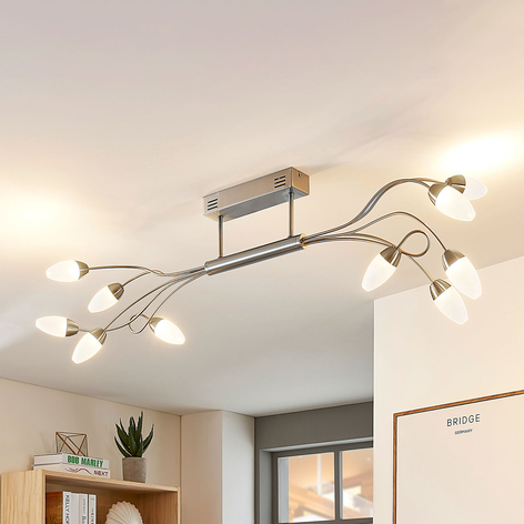LED-Deckenleuchte Deyan, dimmbar, 10-fl.