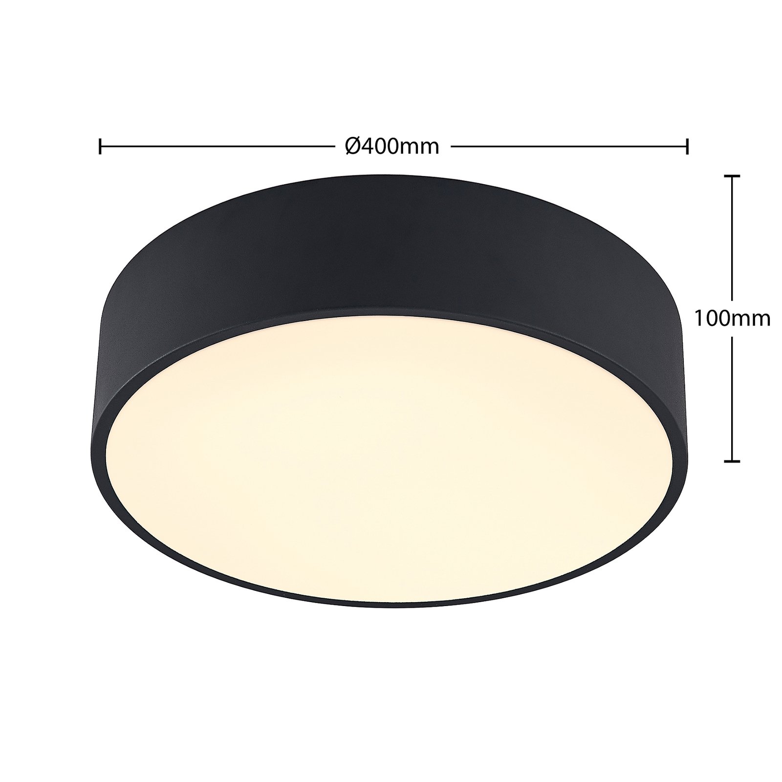 Noabelle LED Taklampe Ø40 Black - Arcchio