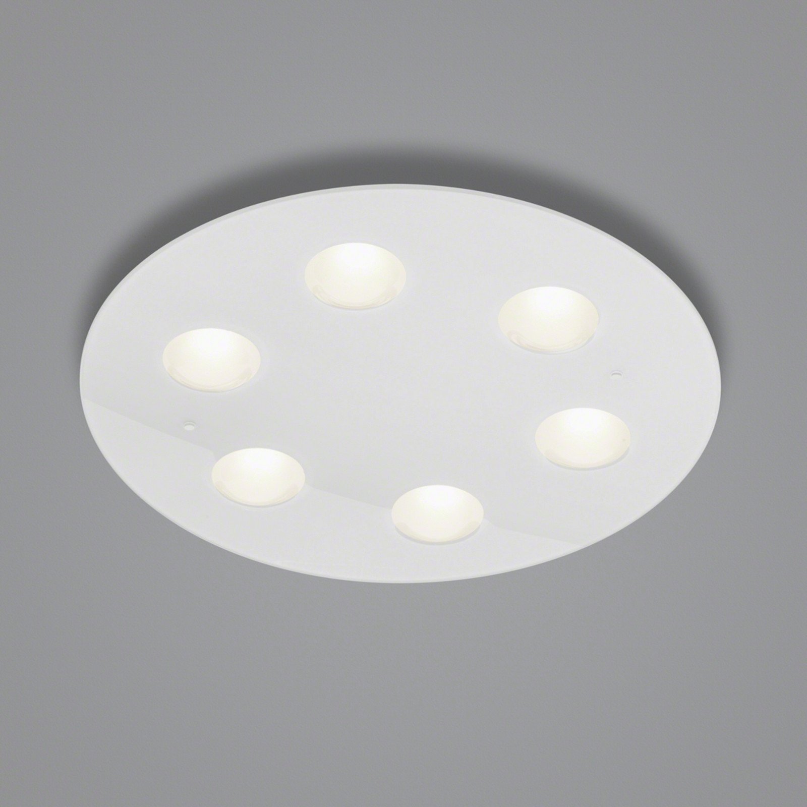 Helestra Nomi plafonieră LED Ø49cm dim alb