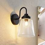 Lindby Carmalin wall light made of glass, 1-bulb