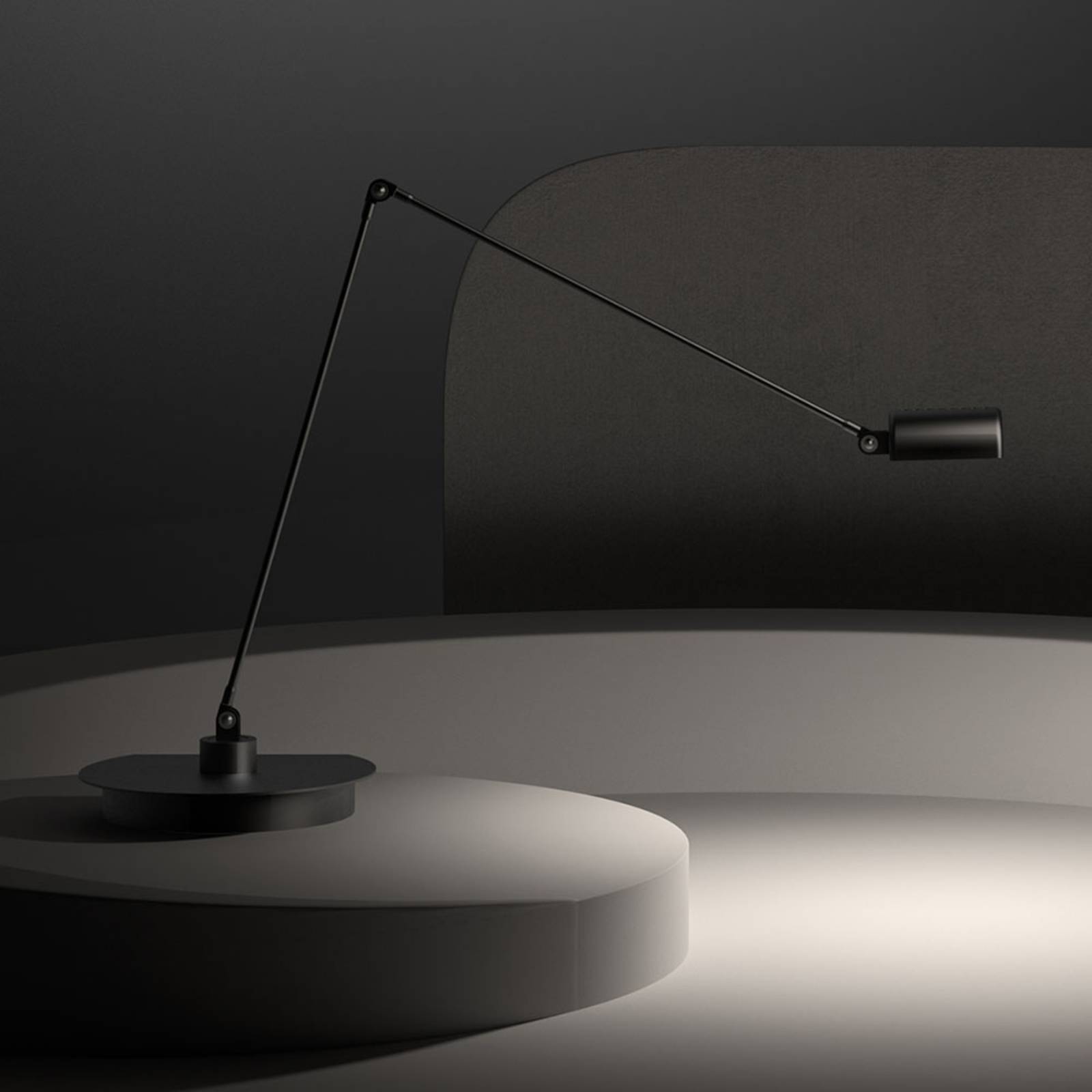 E-shop Stolná lampa Lumina Daphine Cloe LED 3 000 K, čierna
